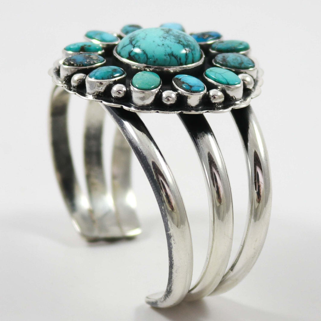 Blue Gem Turquoise Cuff by Noah Pfeffer - Garland's
