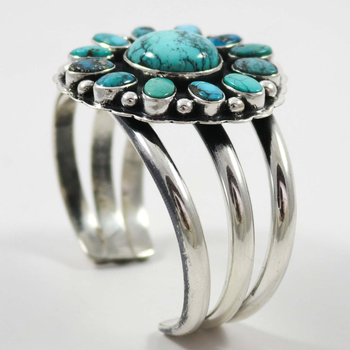 Blue Gem Turquoise Cuff