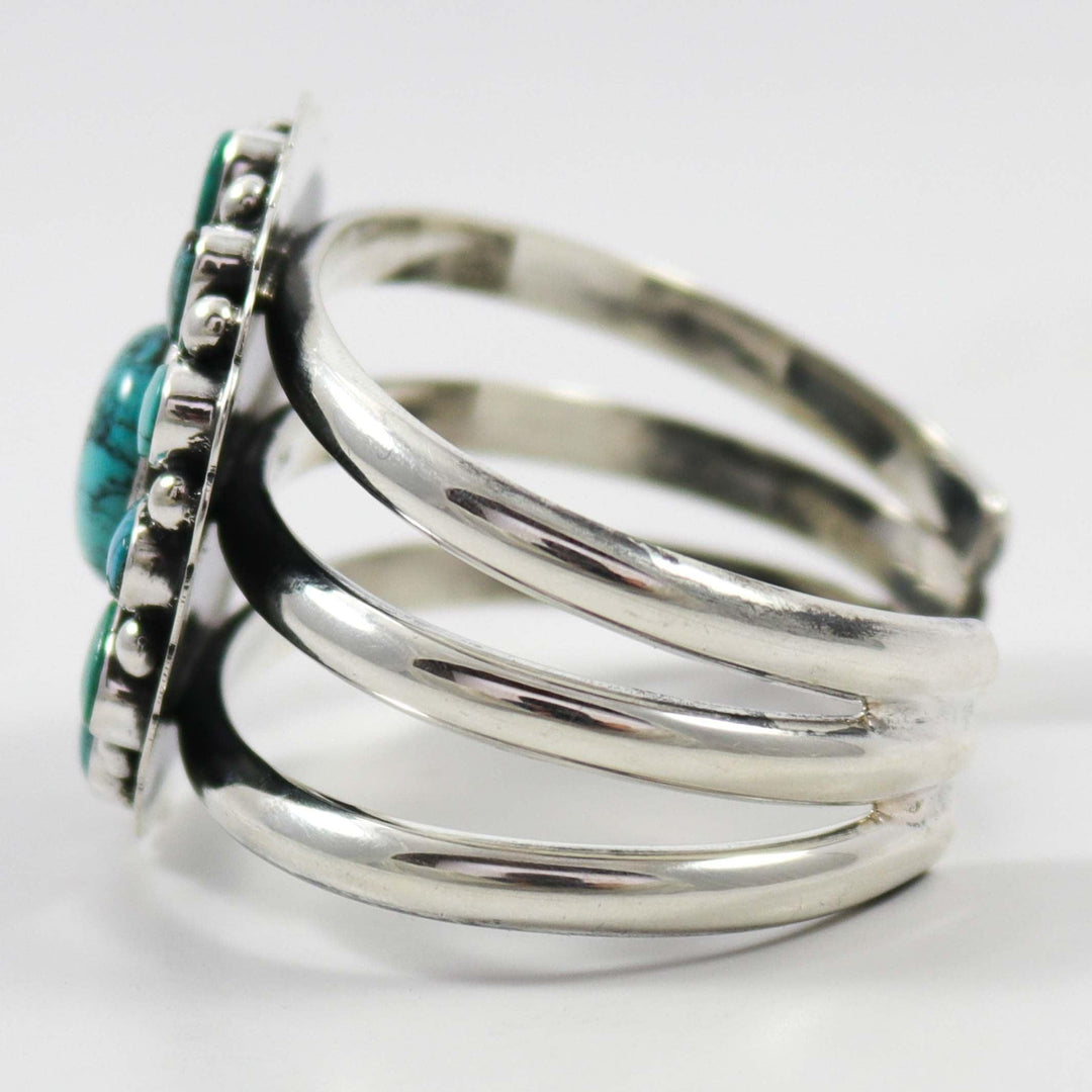 Blue Gem Turquoise Cuff by Noah Pfeffer - Garland's