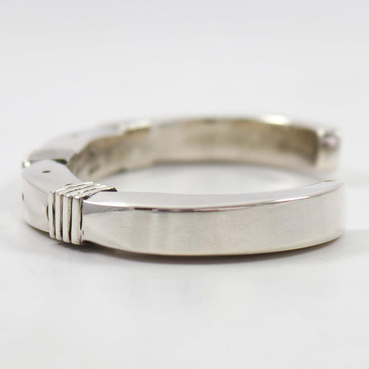 Filed Silver Cuff by Kenneth Redhorse - Garland's