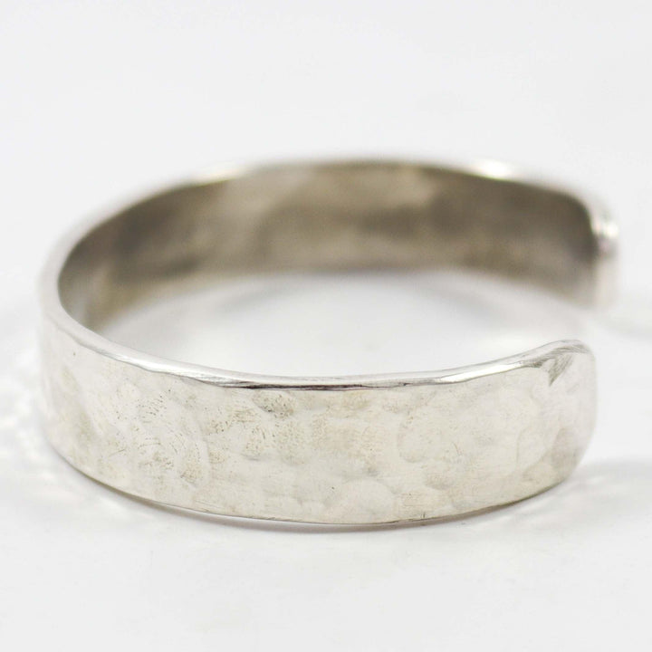Hammered Silver Cuff by Anthony Redhorse - Garland's