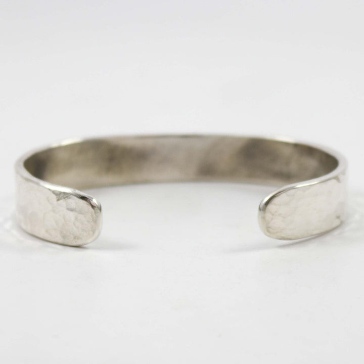 Hammered Silver Cuff by Anthony Redhorse - Garland's