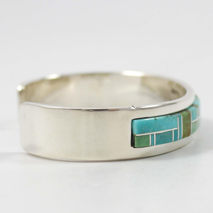 Turquoise Inlay Cuff by Tommy Jackson - Garland's