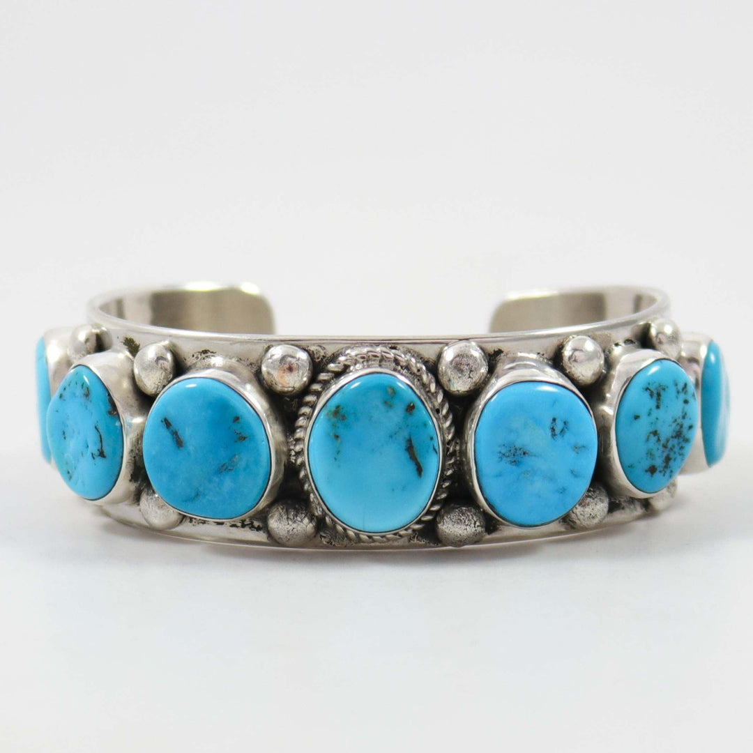 Sleeping Beauty Turquoise Cuff by Clarissa and Vernon Hale - Garland's