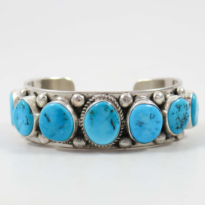 Sleeping Beauty Turquoise Cuff by Clarissa and Vernon Hale - Garland's