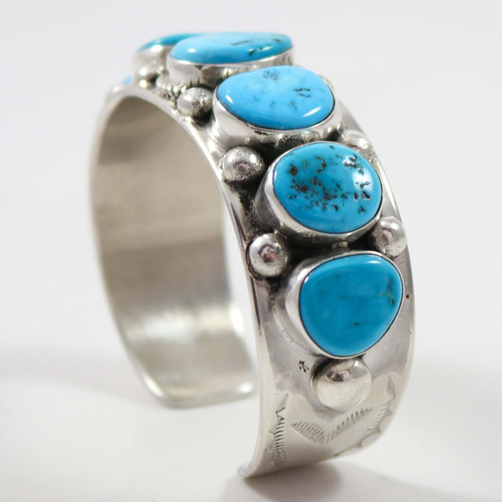 Sleeping Beauty Turquoise Cuff by Clarissa and Vernon Hale - Garland's