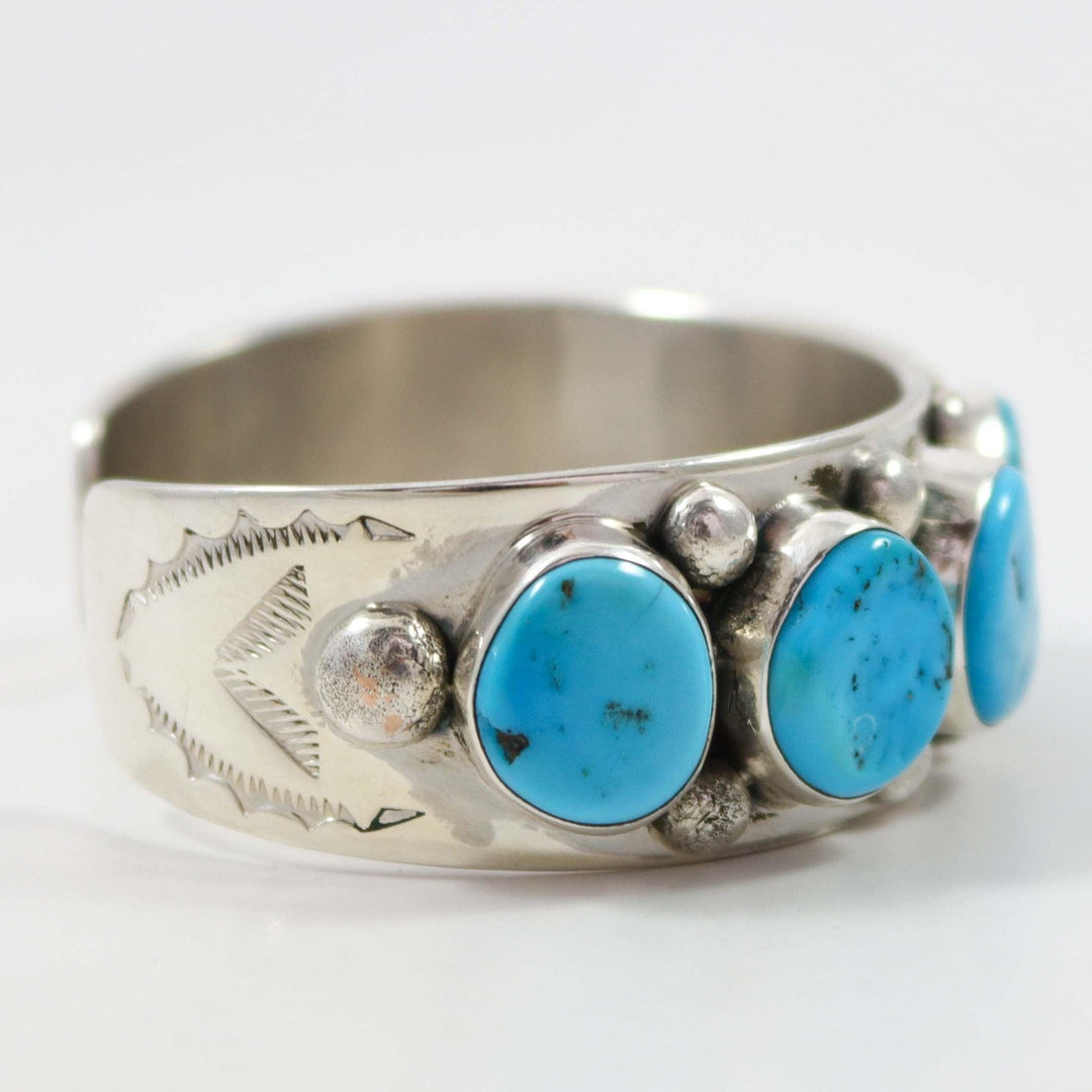 Sleeping Beauty Turquoise Cuff by Clarissa and Vernon Hale - Garland's