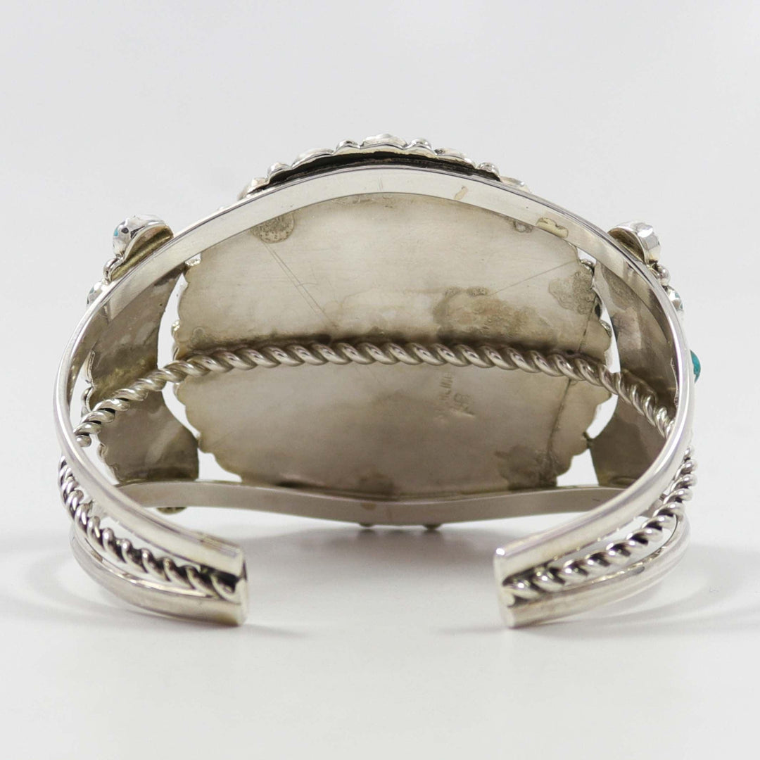 Kingman Turquoise Cuff by Fannie Begay - Garland's