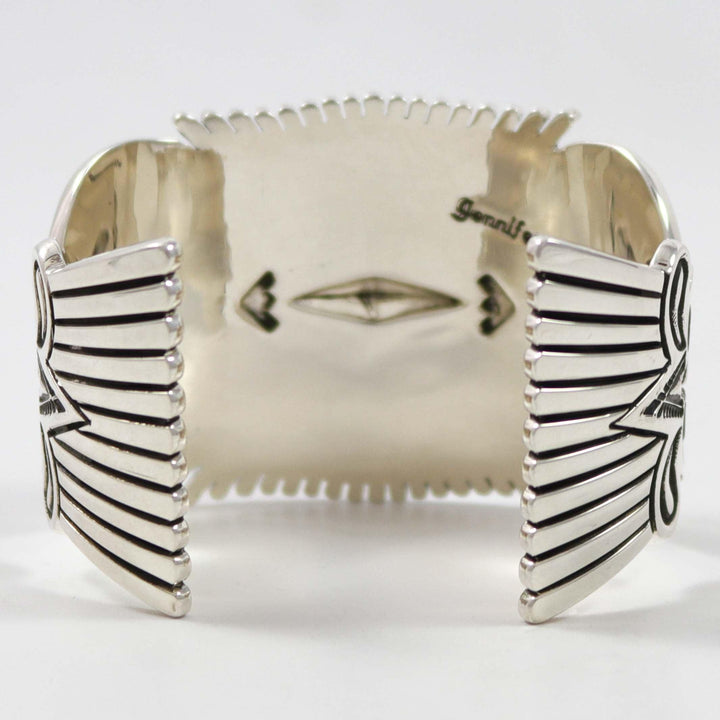 Stamped Silver Cuff by Jennifer Curtis - Garland's