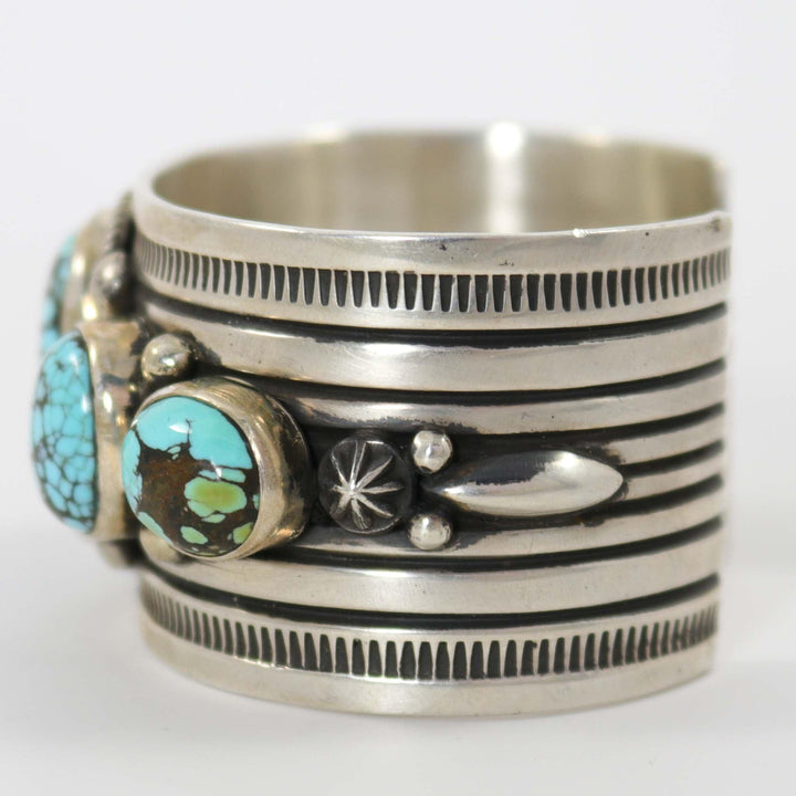 Blue Moon Turquoise Cuff by Albert Jake and Bruce Eckhardt - Garland's