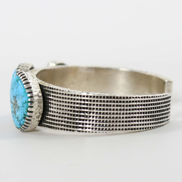Kingman Turquoise Cuff by Alvin Yellowhorse - Garland's