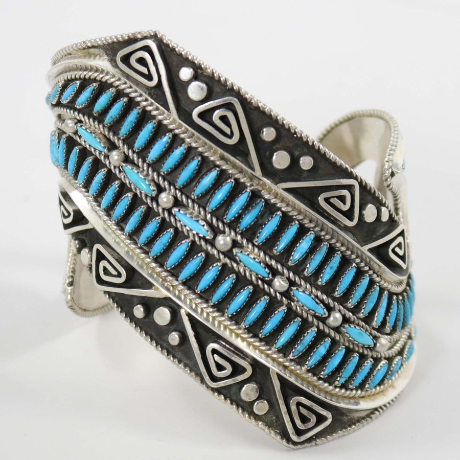 Turquoise “Carol” Cuff by Billy Betoney - Garland's