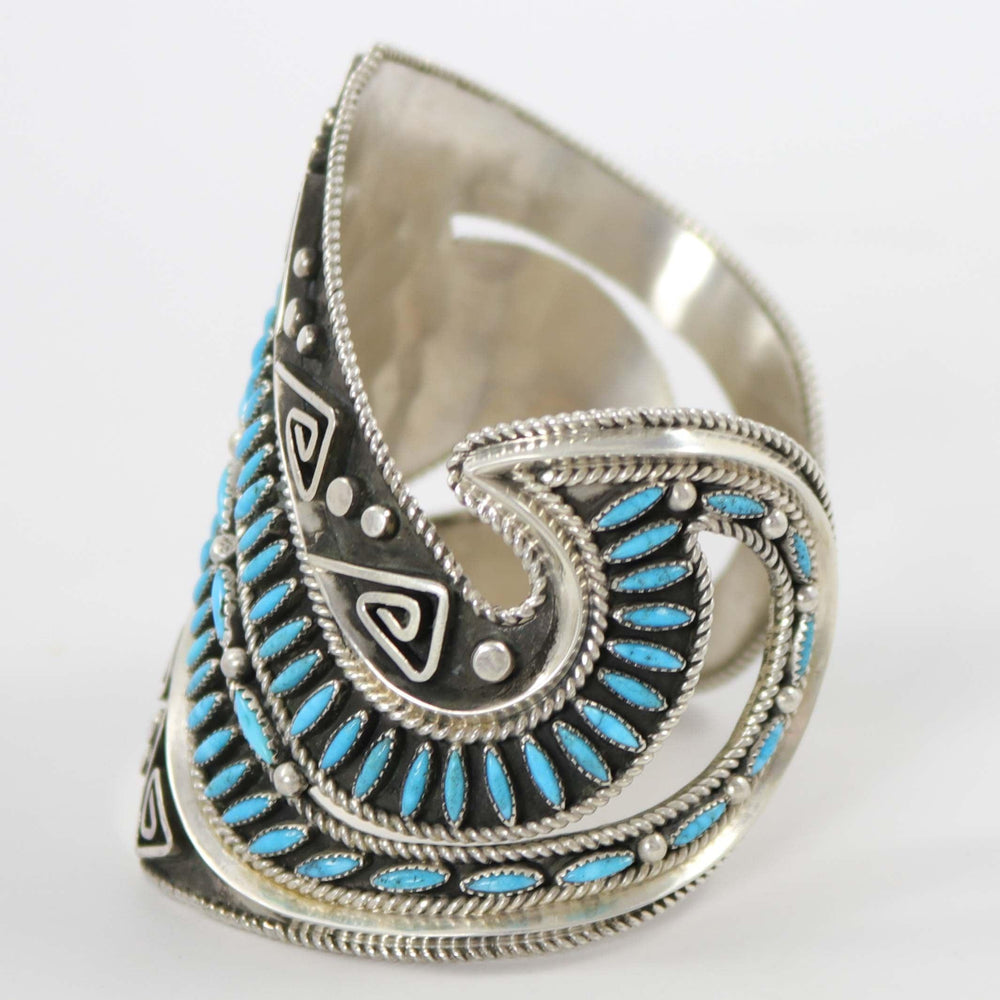 Turquoise “Carol” Cuff by Billy Betoney - Garland's