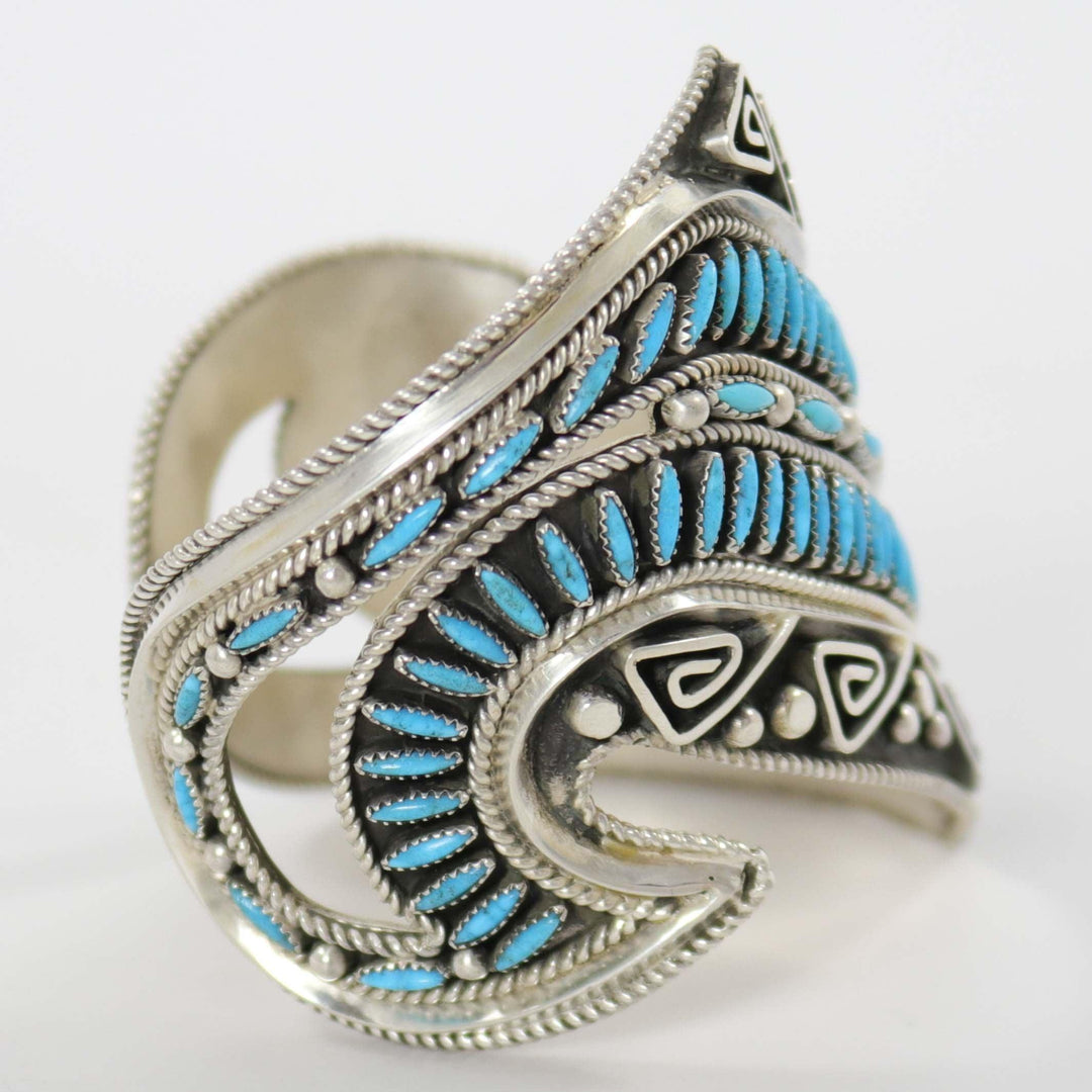Turquoise “Carol” Cuff by Billy Betoney - Garland's