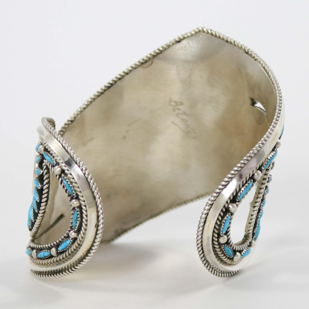 Turquoise “Carol” Cuff by Billy Betoney - Garland's