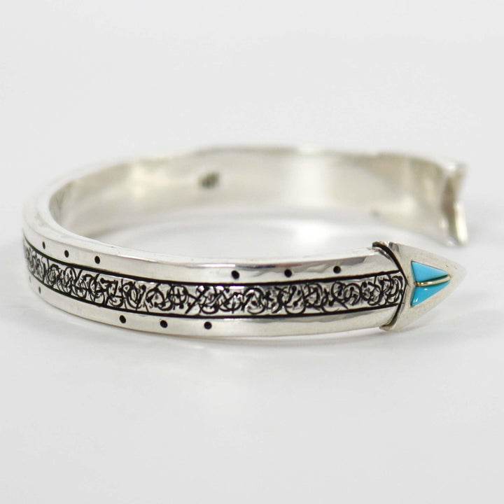 Turquoise Arrow Cuff by Christopher Ray Yazzie - Garland's