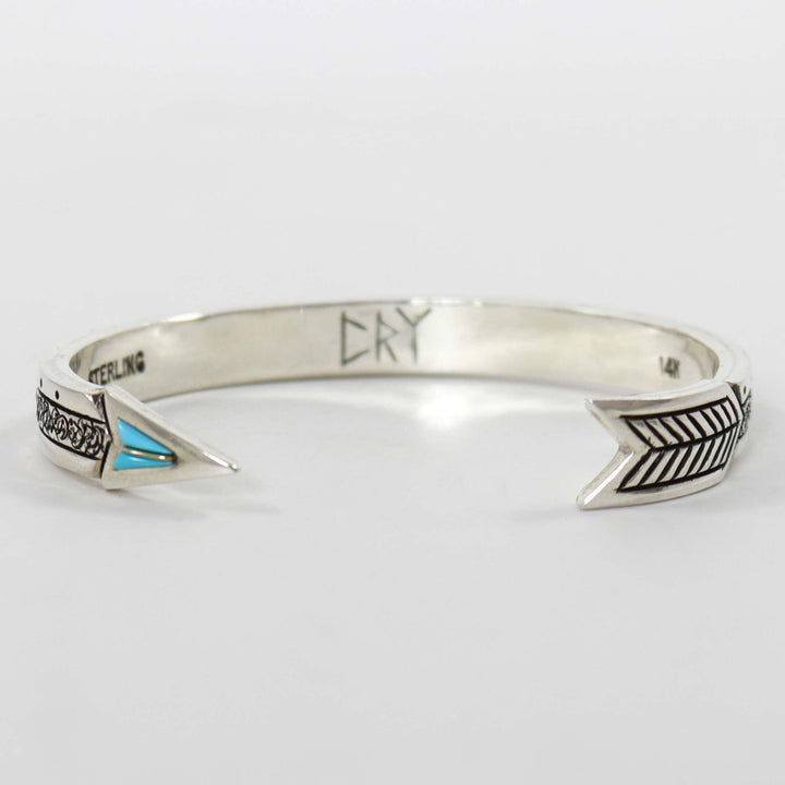 Turquoise Arrow Cuff by Christopher Ray Yazzie - Garland's