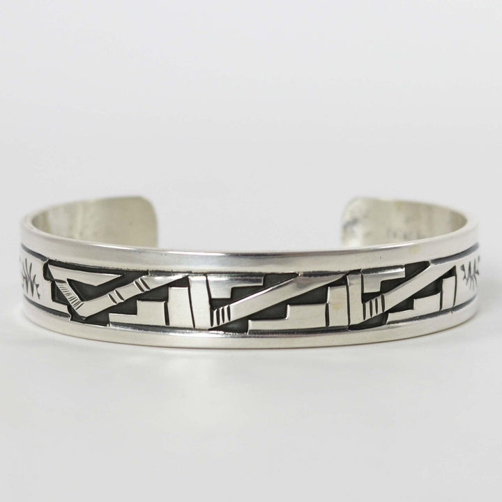Silver Overlay Cuff by Peter Nelson - Garland's