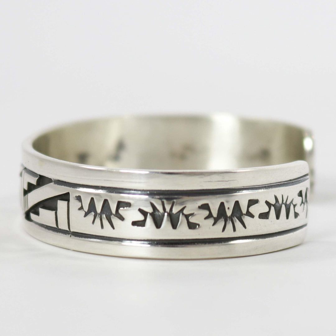Silver Overlay Cuff by Peter Nelson - Garland's