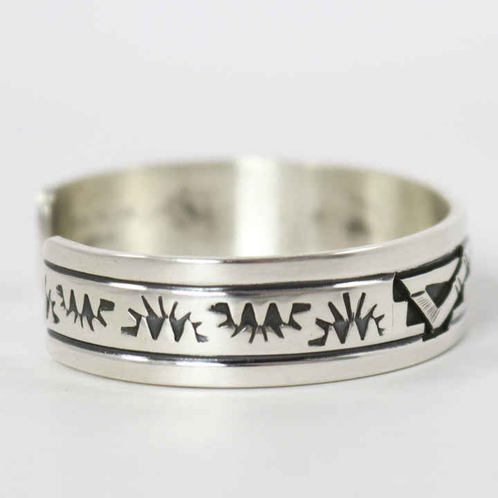 Silver Overlay Cuff by Peter Nelson - Garland's