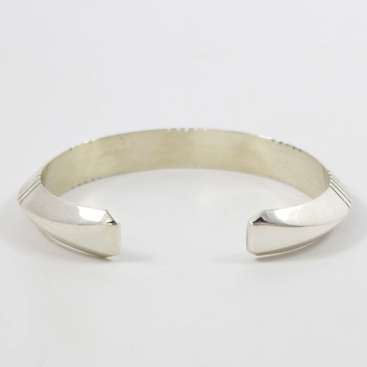 Stamped Silver Cuff by Gilbert Begay - Garland's