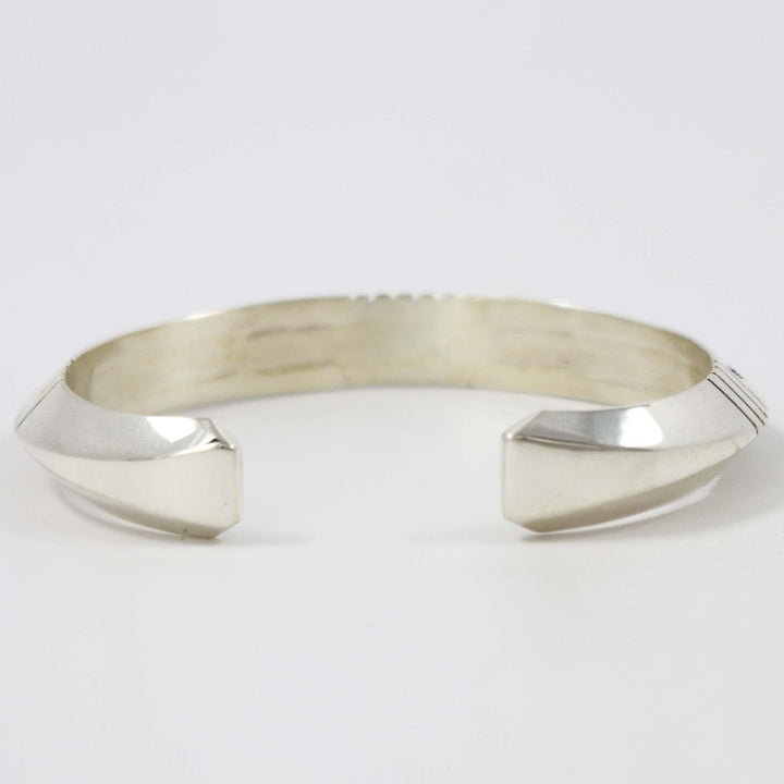 Stamped Silver Cuff by Gilbert Begay - Garland's