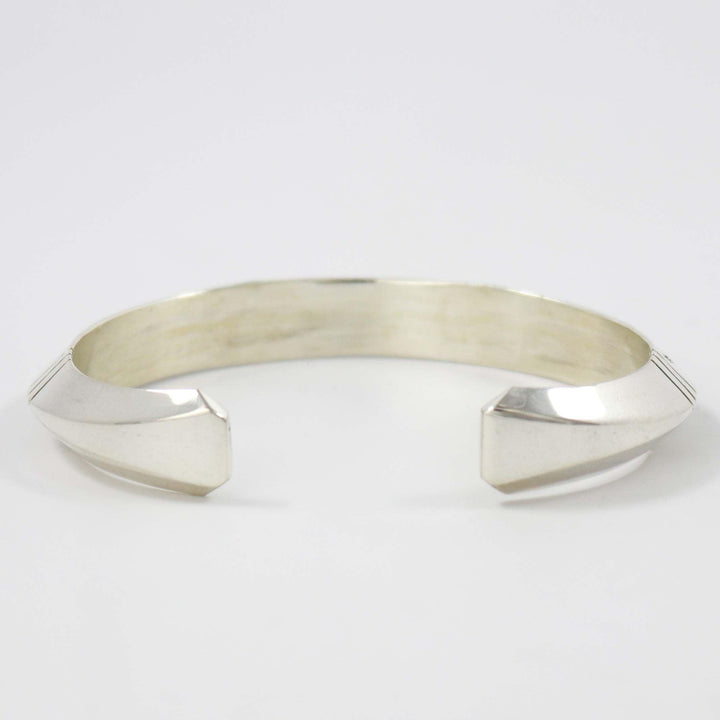 Stamped Silver Cuff by Gilbert Begay - Garland's