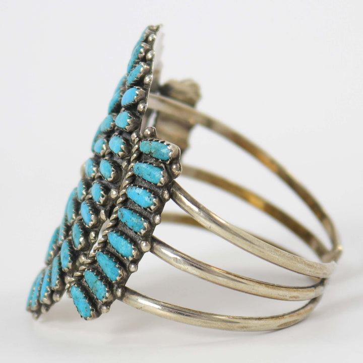 1970s Turquoise Cluster Cuff