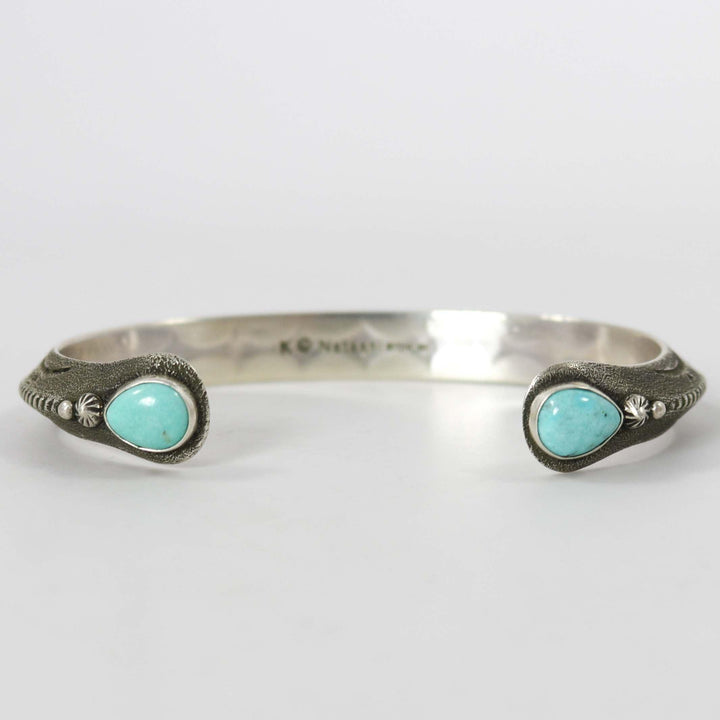 Kingman Turquoise Cuff by Karl Nataani - Garland's