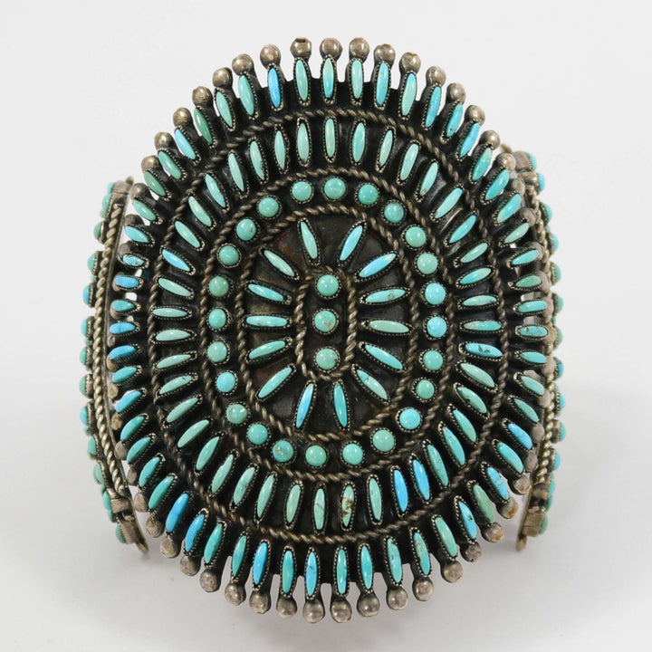 1970s Turquoise Needlepoint Cuff