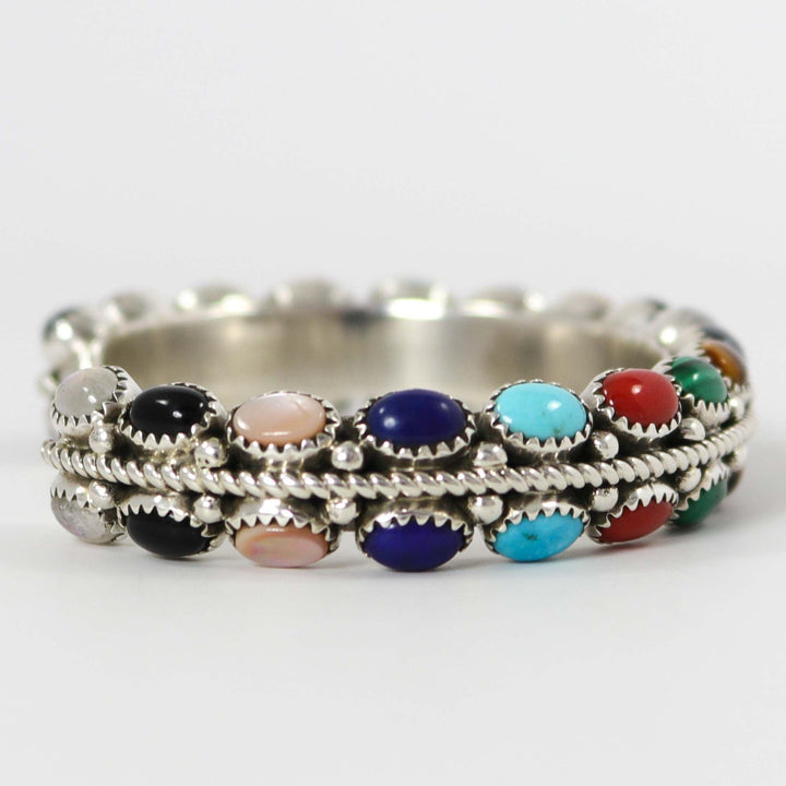 Multi-Stone Cuff by Ruth Yazzie - Garland's