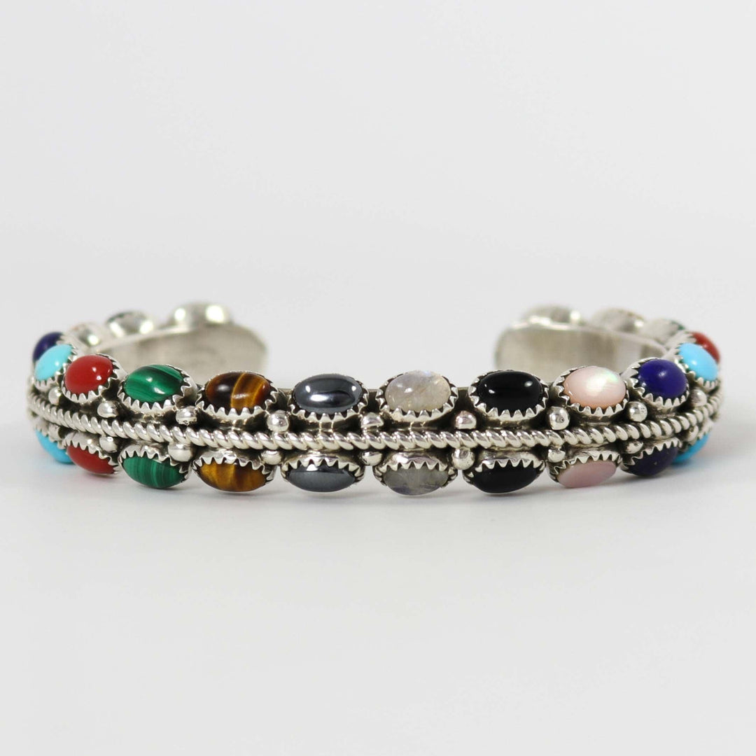 Multi-Stone Cuff by Ruth Yazzie - Garland's