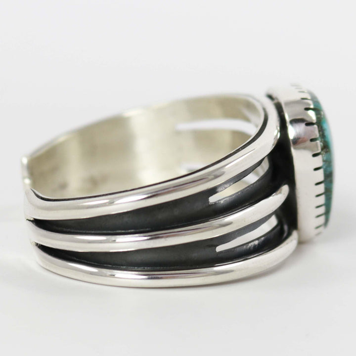 Blue Diamond Turquoise Cuff by Peter Nelson - Garland's
