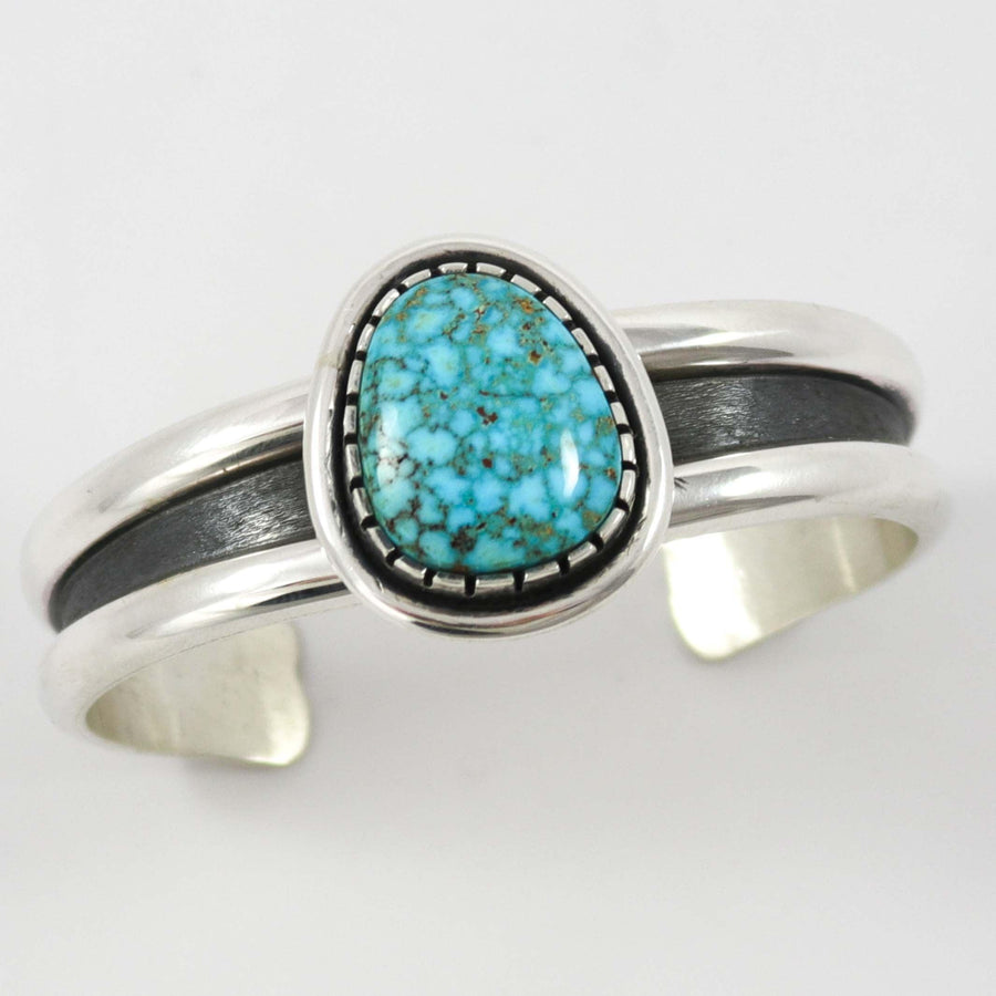 Kingman Turquoise Cuff by Peter Nelson - Garland's