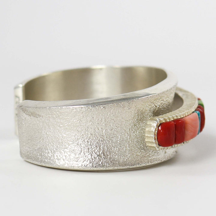 Multi-Stone Inlay Cuff