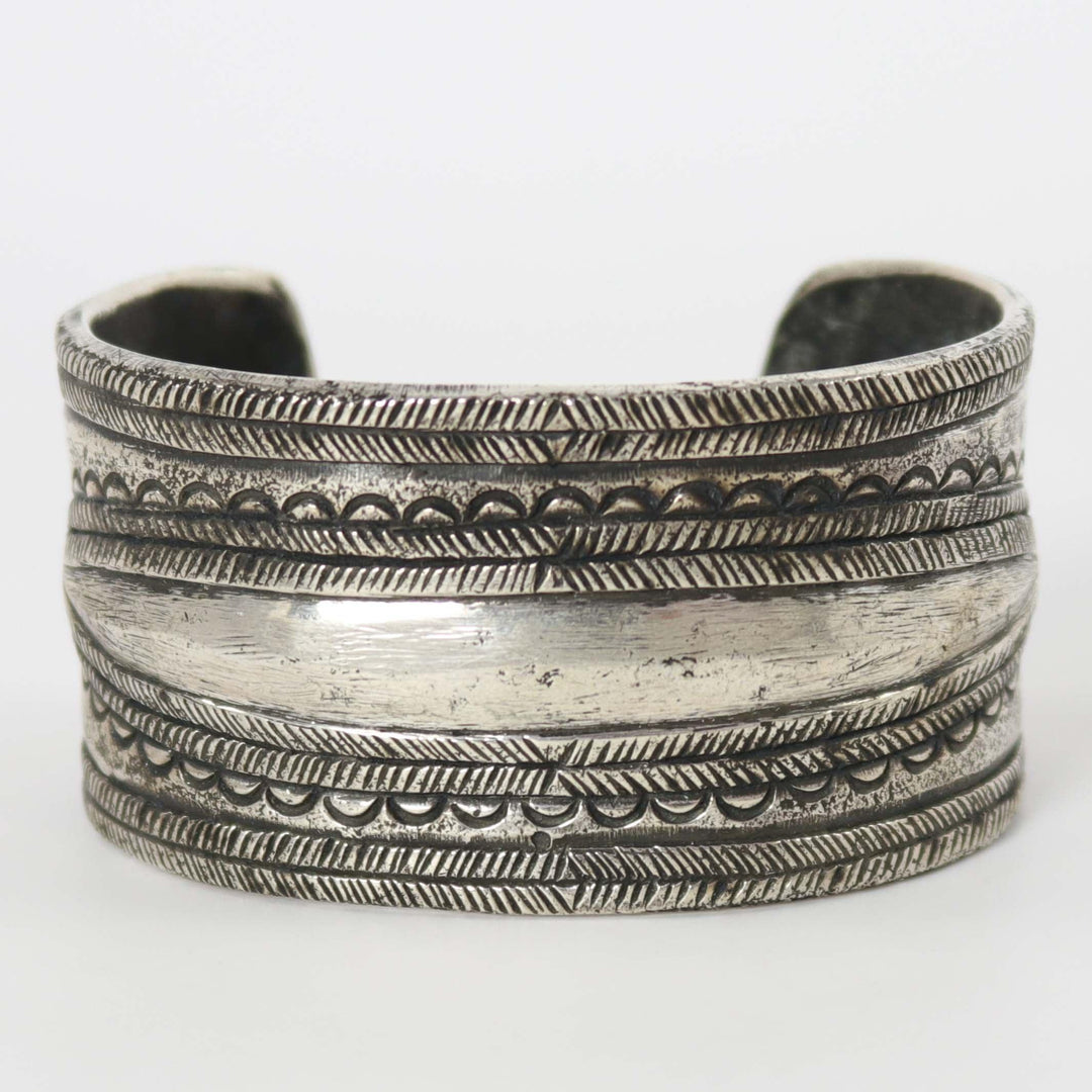 Stamped Silver Cuff