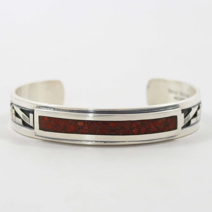Coral Inlay Cuff