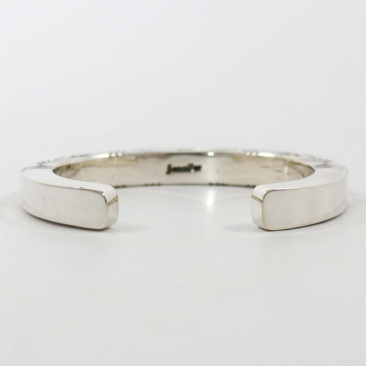 Stamped Silver Cuff