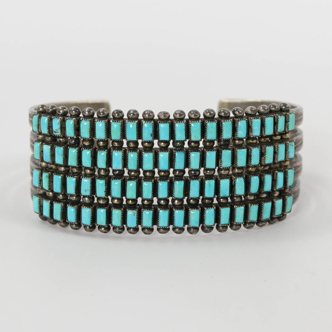 1940s Turquoise Row Bracelet