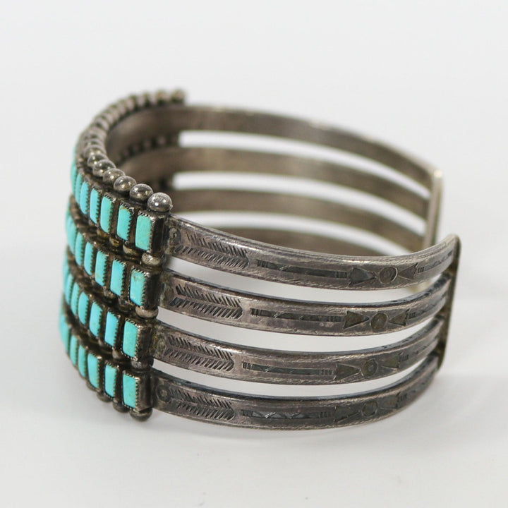 1940s Turquoise Row Bracelet