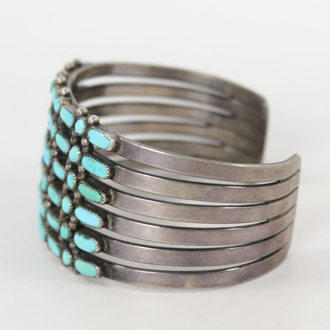 1940s Turquoise Row Bracelet