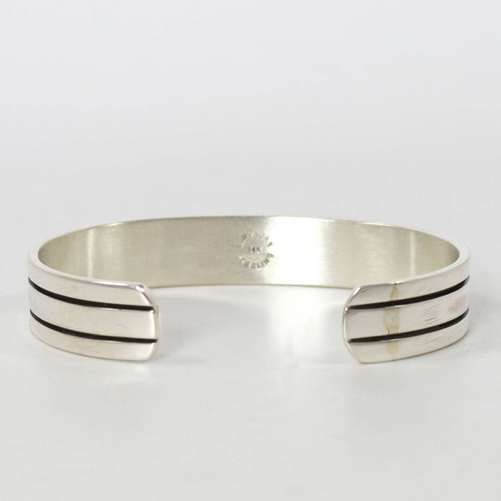 Gold on Silver Cuff