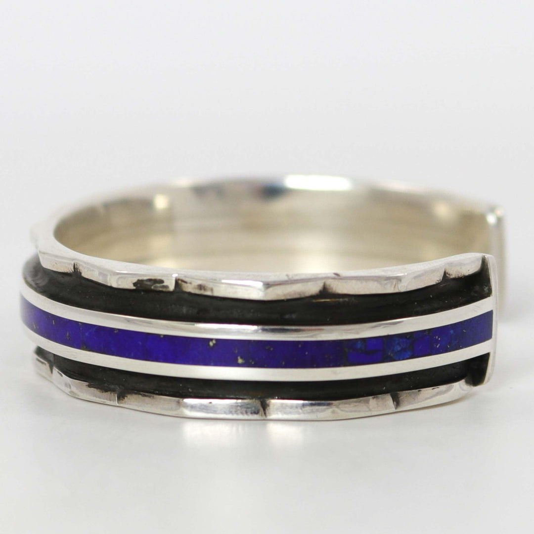 Lapis Inlay Cuff