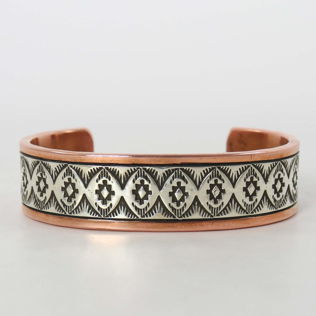 Copper and Silver Cuff