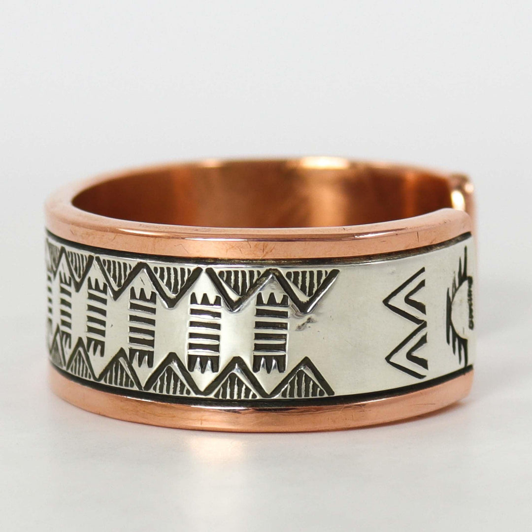 Copper and Silver Cuff