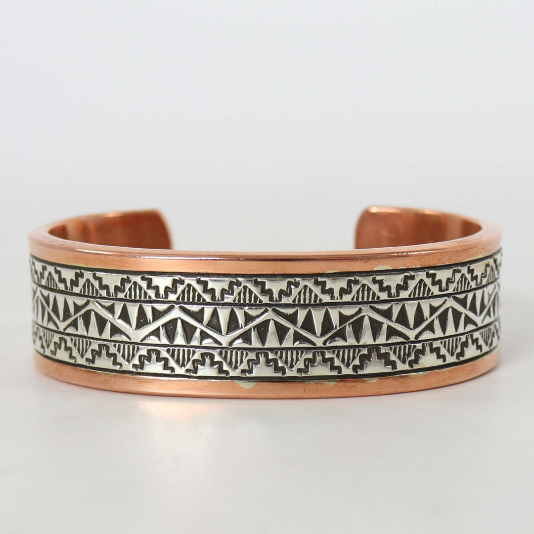 Copper and Silver Cuff