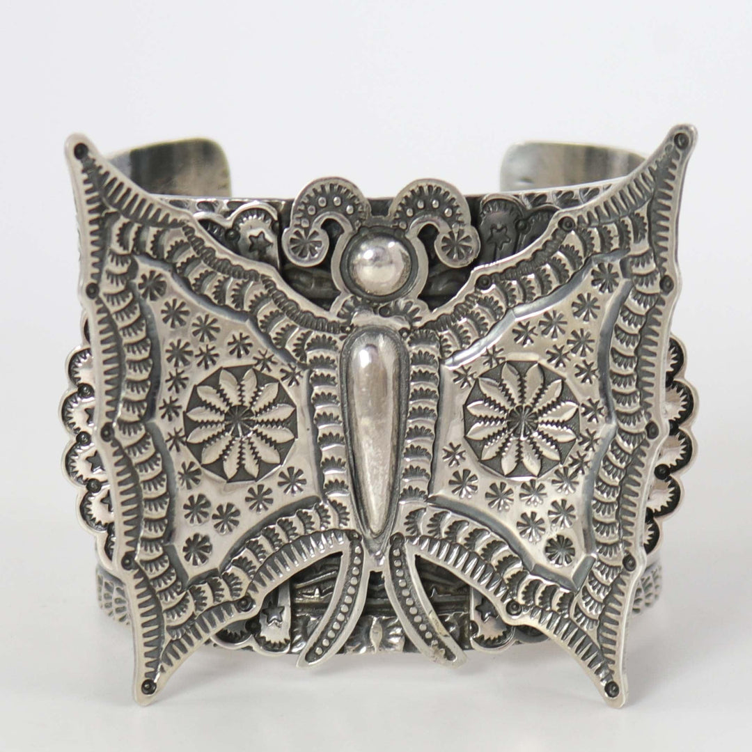 Silver Butterfly Cuff