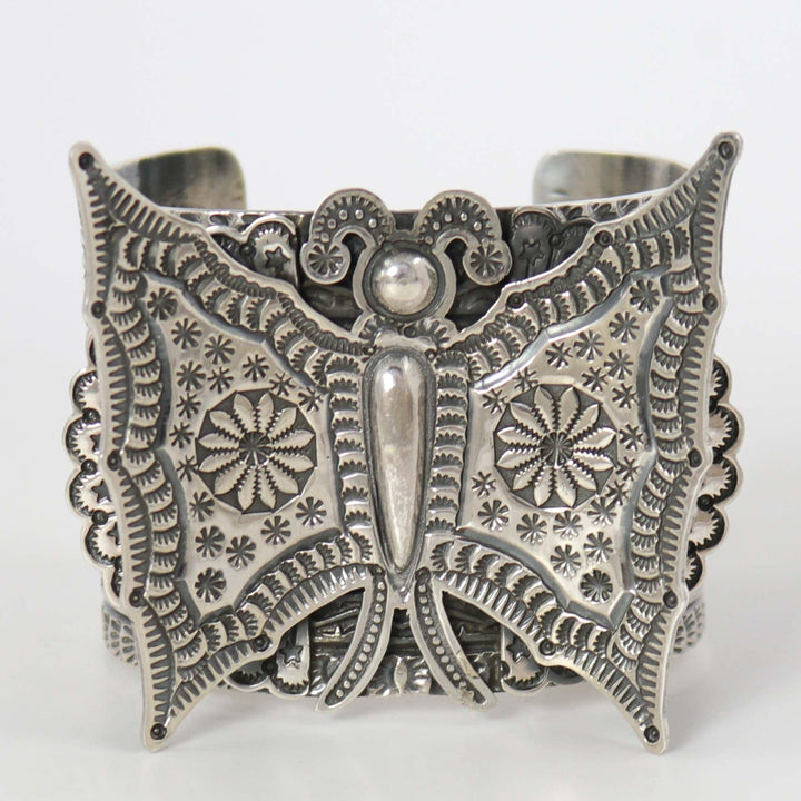 Silver Butterfly Cuff