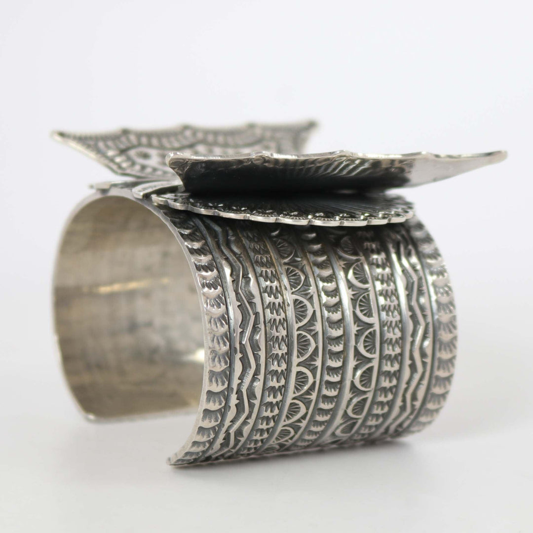 Silver Butterfly Cuff
