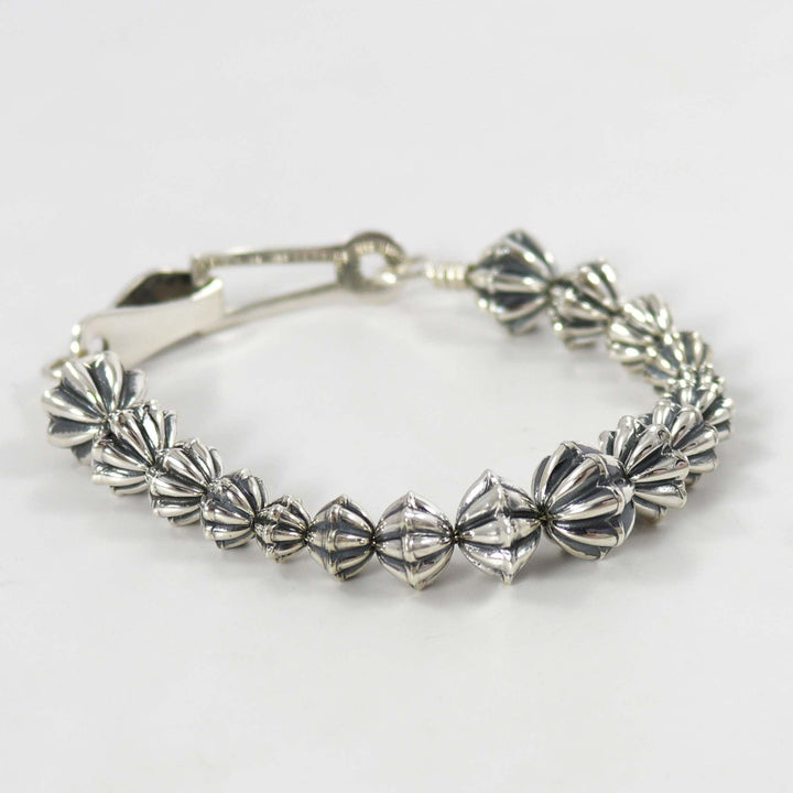 Fluted Bead Bracelet
